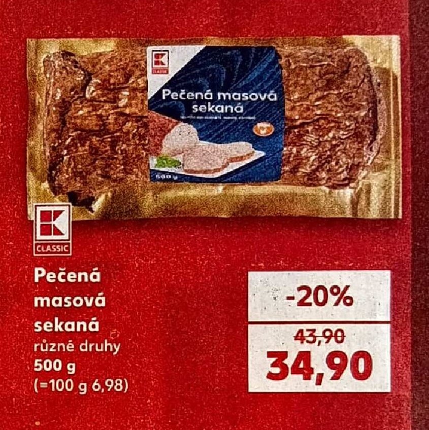 Pečená masová sekaná