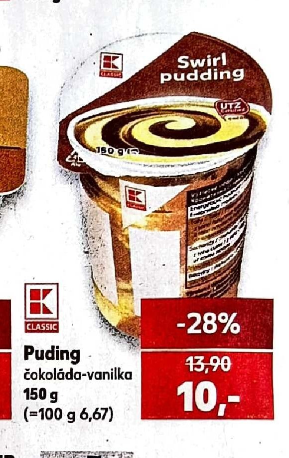 Swirl pudding