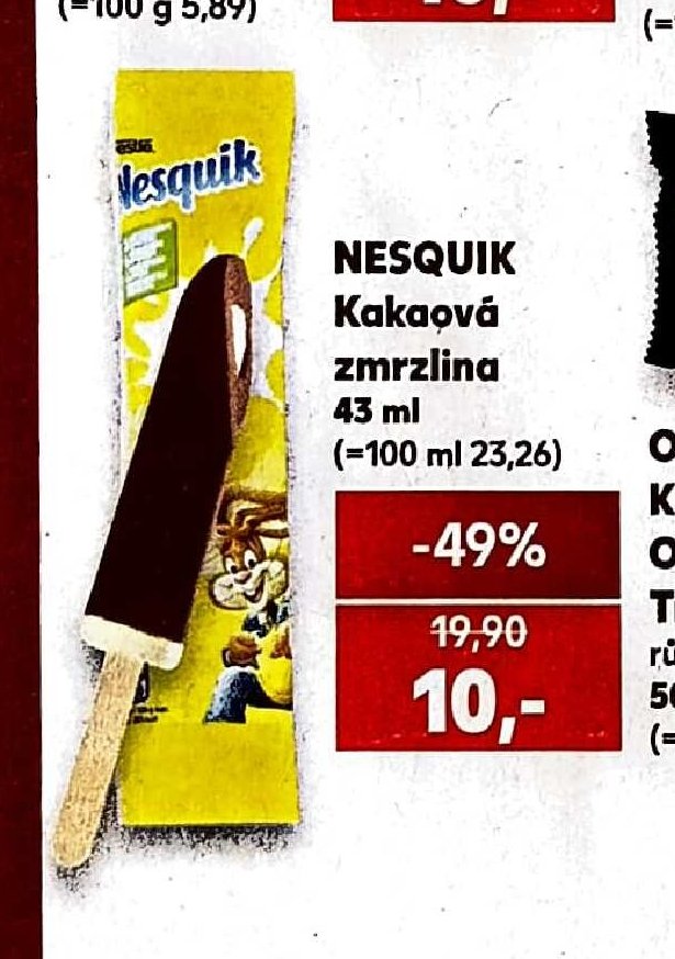 Nesquik Kakaová zmrzlina