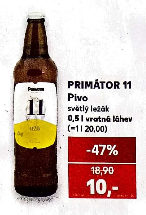 Primátor 11 Pivo