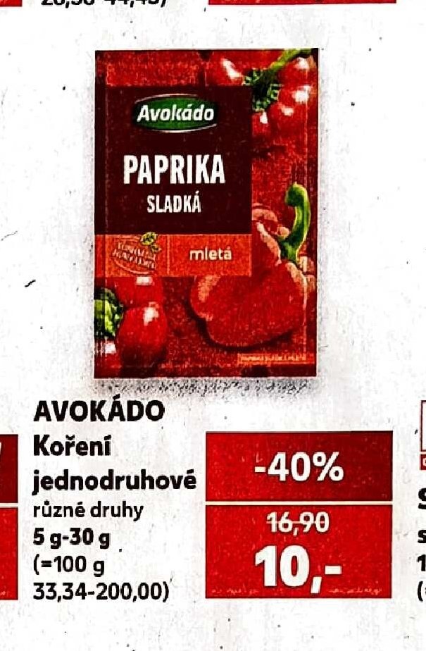 Avokádo koření jednodruhové