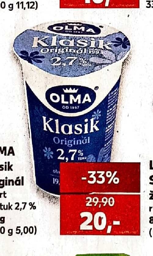 Olma Klasik Originál jogurt