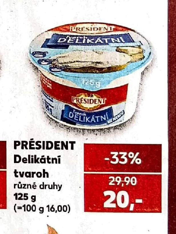 Président Delikátní tvaroh