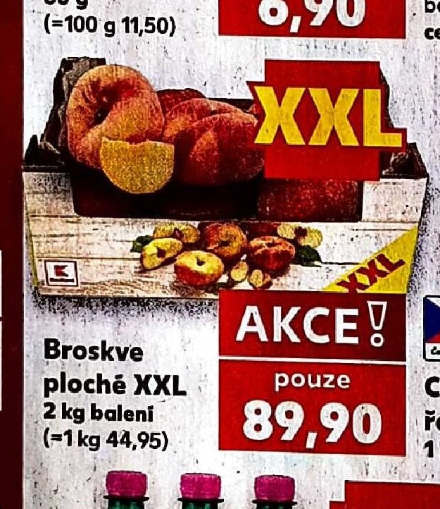 Broskve ploché XXL