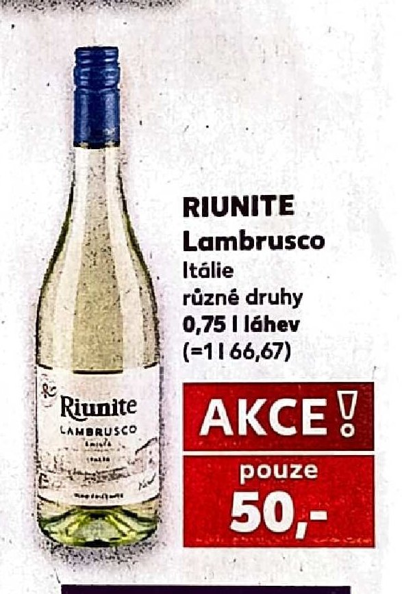 RIUNITE Lambrusco