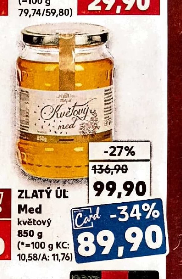 Zlatý Úl Med květový