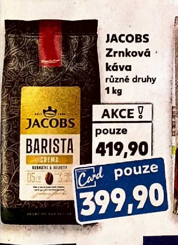 Jacobs Zrnková káva