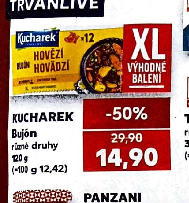 Kucharek Bujón různé druhy 120 g