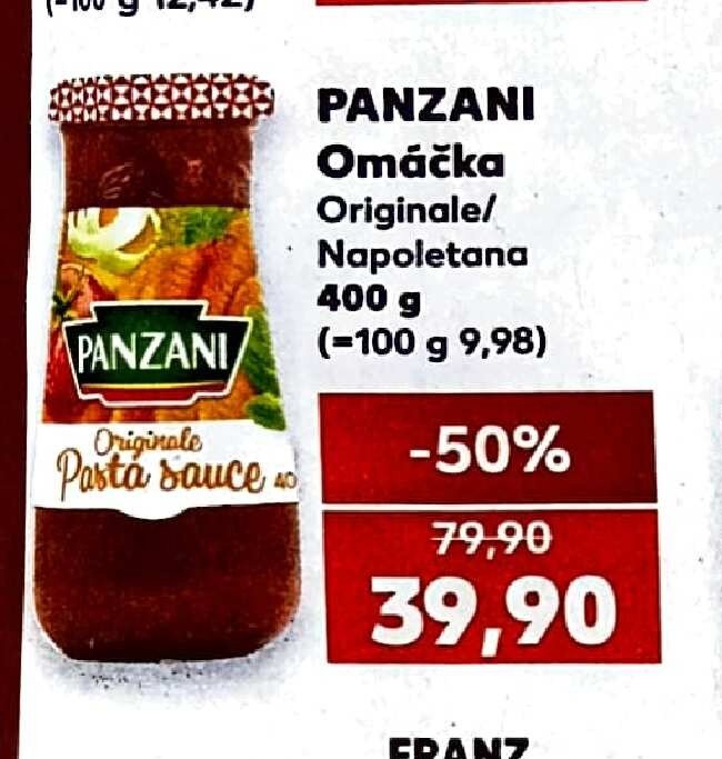 Panzani Omáčka Originále/Napoletana 400 g