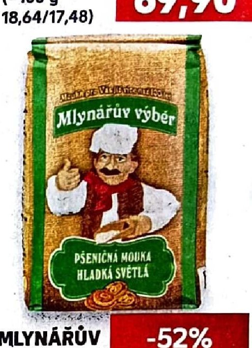 Mlynářův výběr Mouka různé druhy 1 kg
