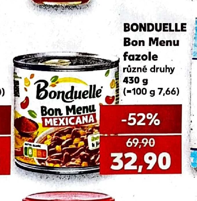 Bonduelle Bon Menu fazole různé druhy 430 g