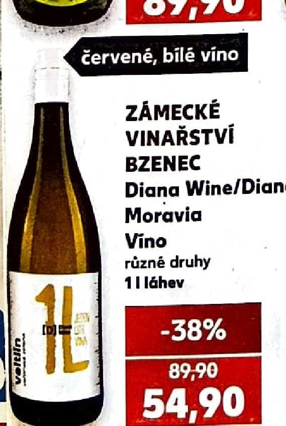 Zámecké vinařství Bzenec Diana Wine