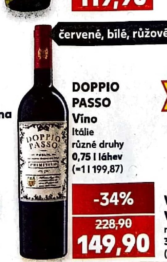 Doppio Passo Víno
