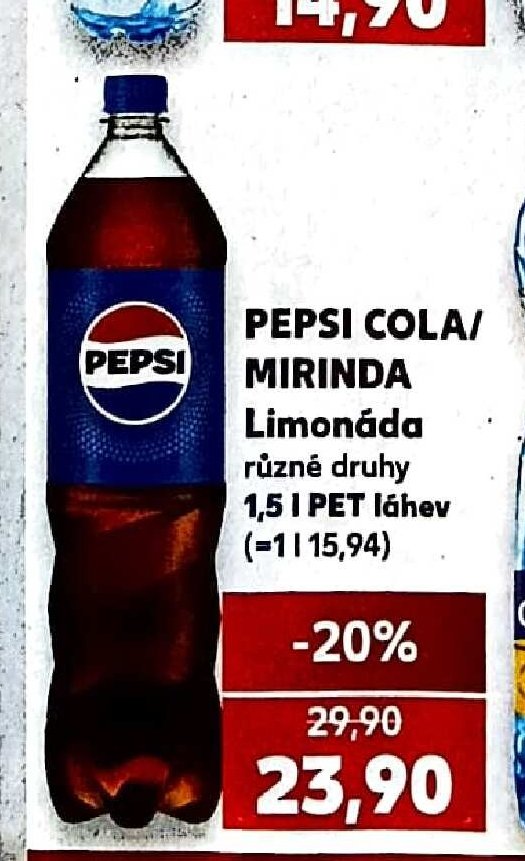 PEPSI COLA / MIRINDA Limonáda