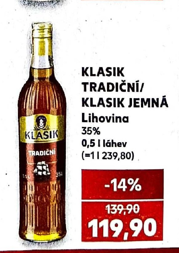 Klasik Tradiční/Klasik Jemná Lihovina