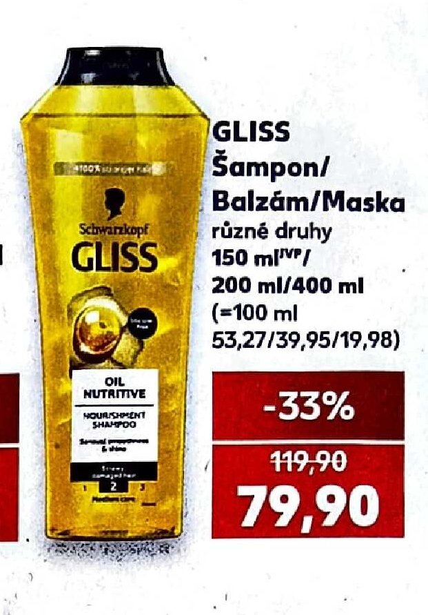 GLISS Šampon/Balzám/Maska