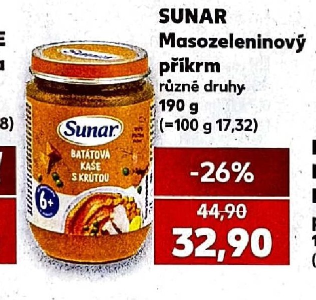 SUNAR Masozeleninový příkrm
