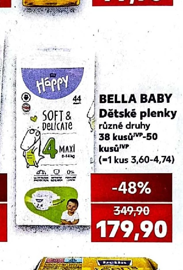 BELLA BABY Dětské plenky