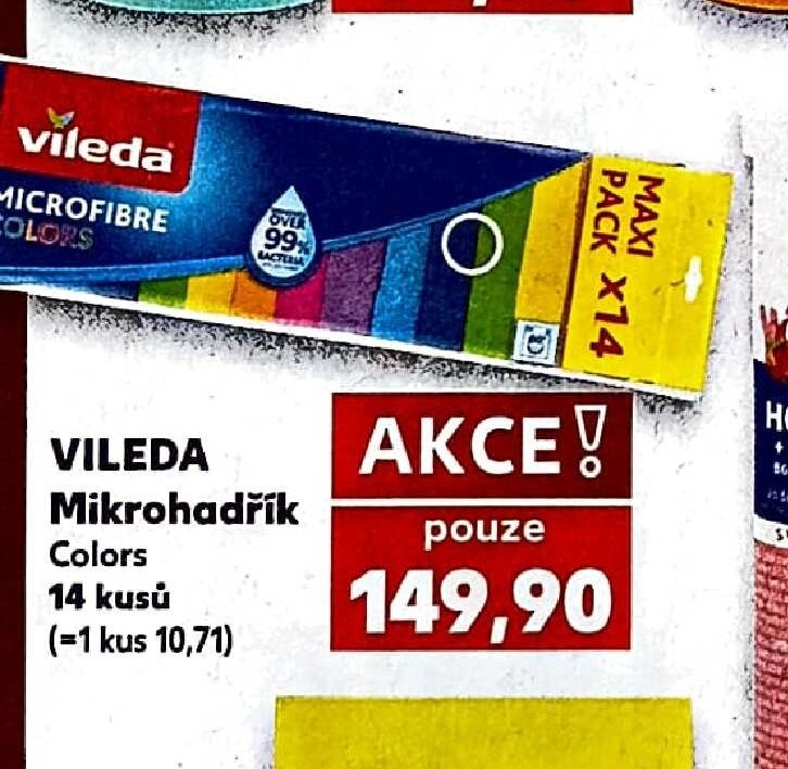 VILEDA Mikrohadřík Colors