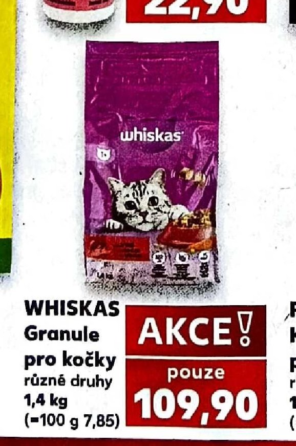 WHISKAS Granule pro kočky