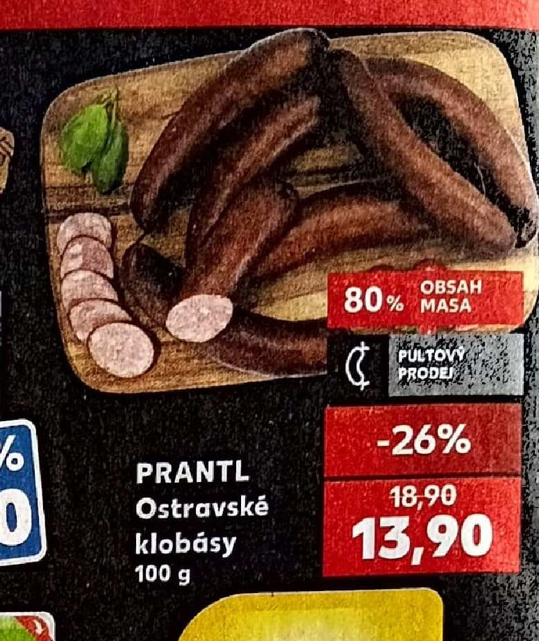 PRANTL Ostravské klobásy