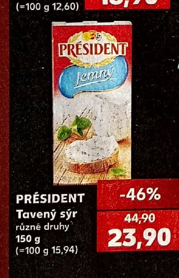 PRÉSIDENT Tavený sýr