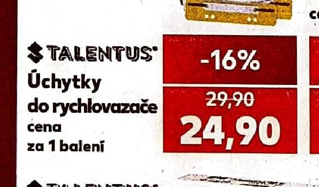 TALENTUS Úchytky do rychlovazače
