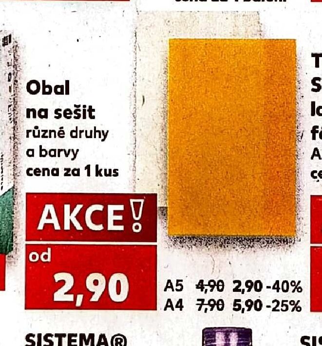 Obal na sešit