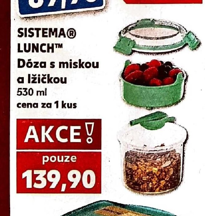 SISTEMA LUNCH Dóza s miskou