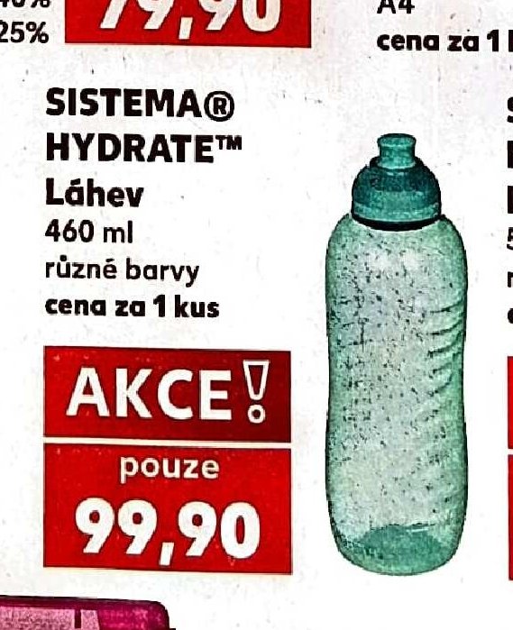 SISTEMA HYDRATE Láhev 460 ml