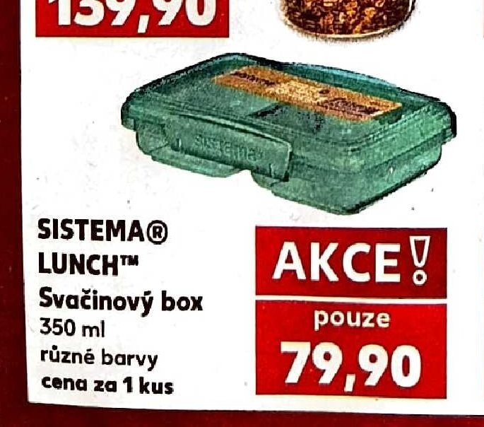 SISTEMA LUNCH Svačinový box 350 ml