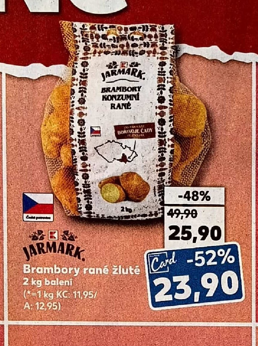Jarmark Brambory rané žluté