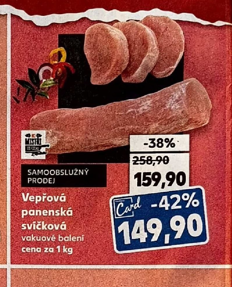 Vepřová panenská svíčková