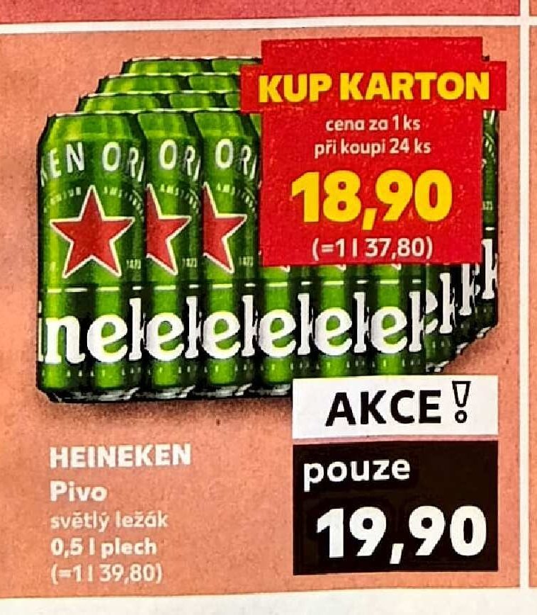 HEINEKEN Pivo světlý ležák