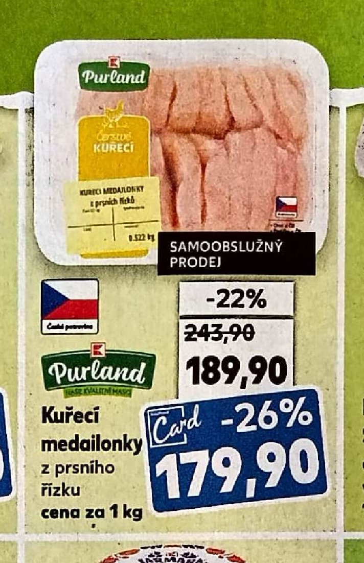 Purland Kuřecí medailonky