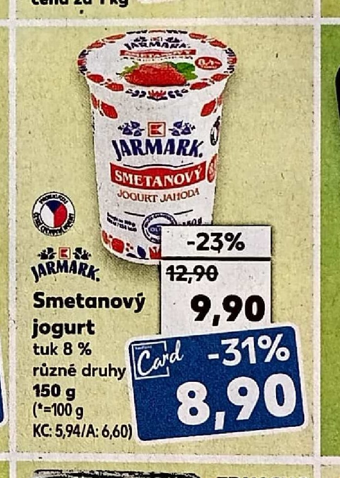 Jarmark Smetanový jogurt