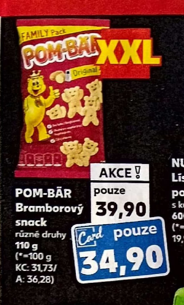 POM-BÄR Bramborový snack