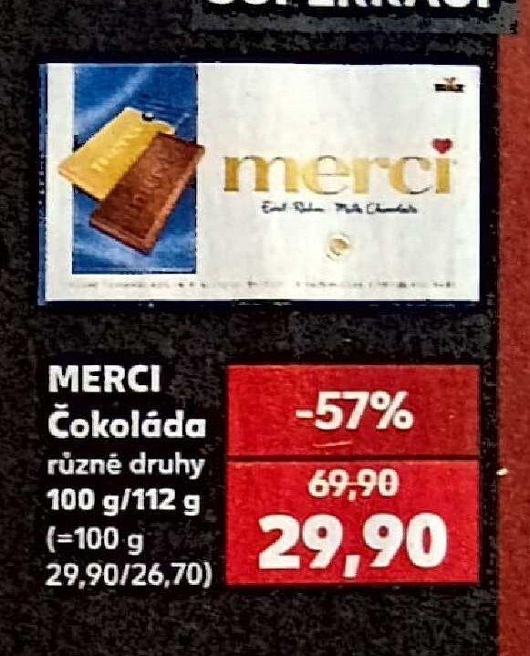 MERCI Čokoláda
