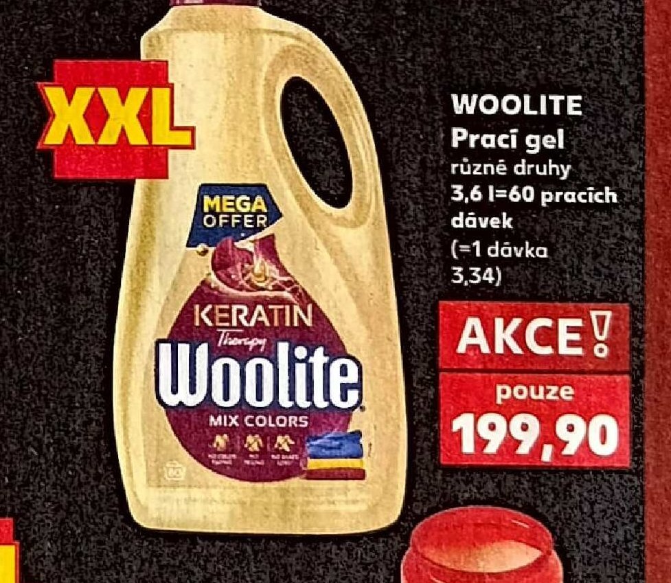 WOOLITE Prací gel
