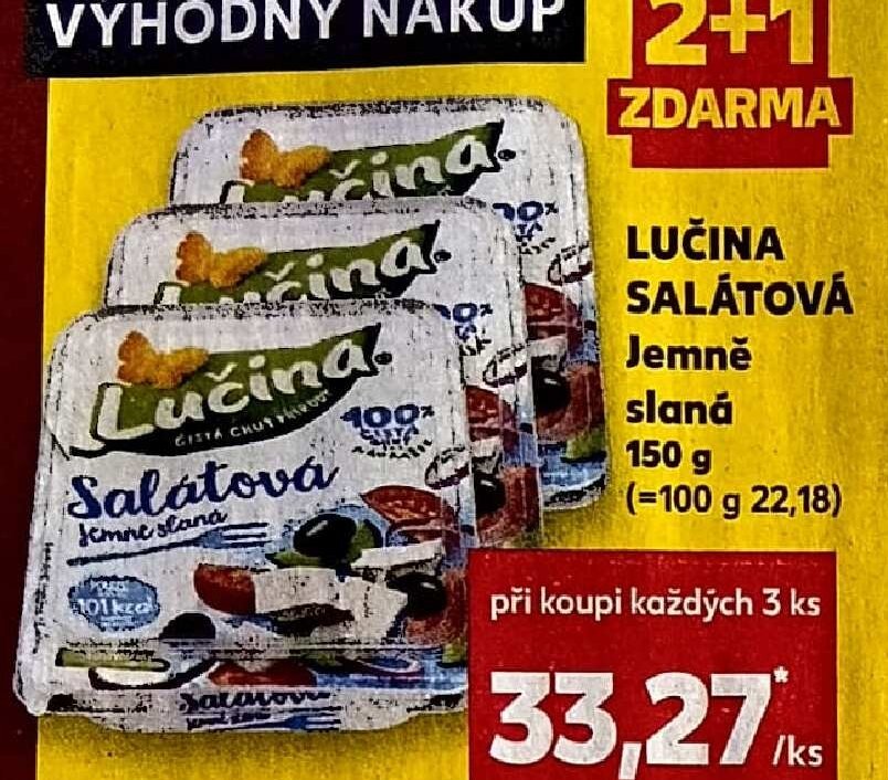 Lučina Salátová jemně slaná