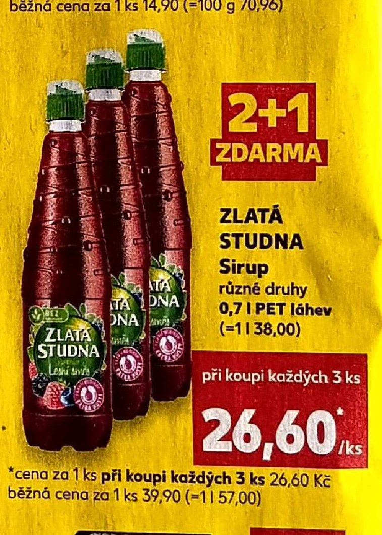 Zlatá Studna sirup