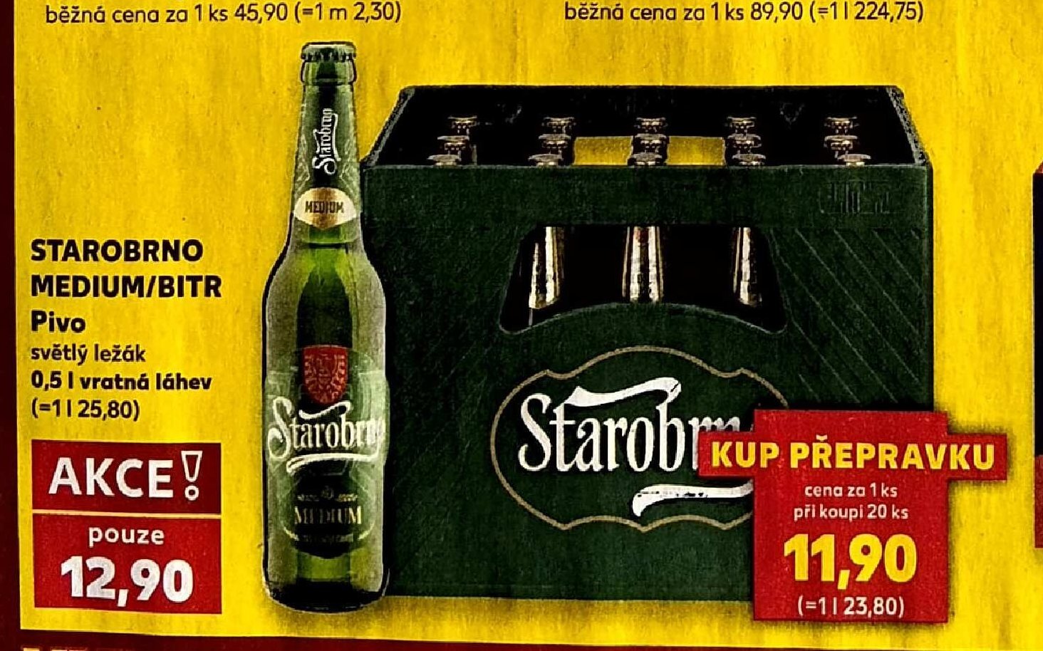 Starobrno Medium/Bitr pivo