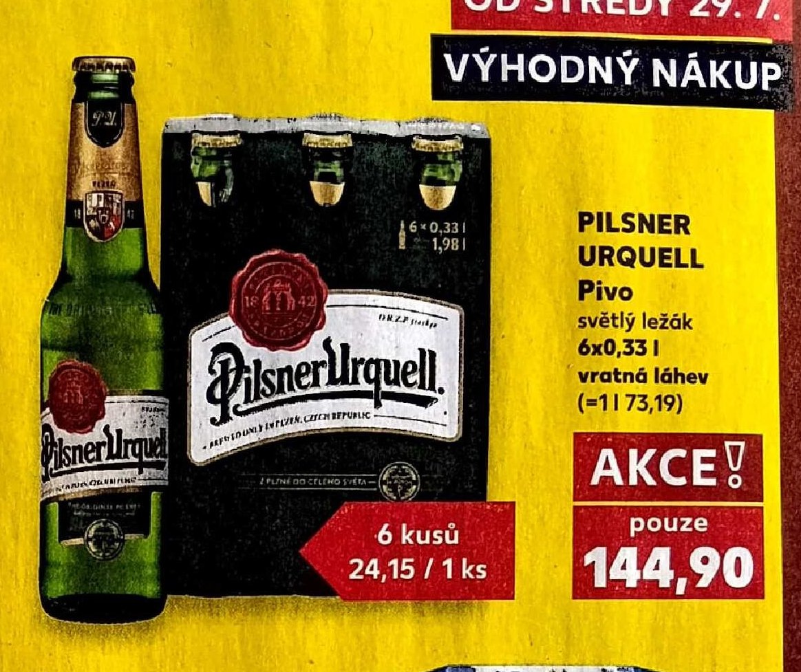 PILSNER URQUELL Pivo