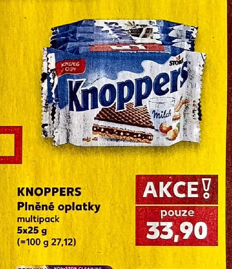 KNOPPERS Plněné oplatky