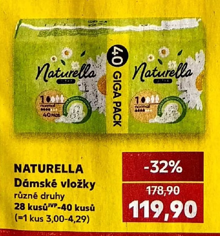 NATURELLA Dámské vložky