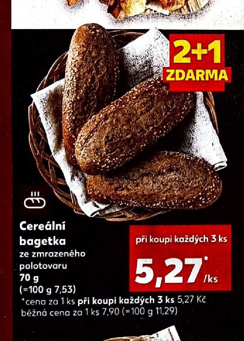 Cereální bagetka