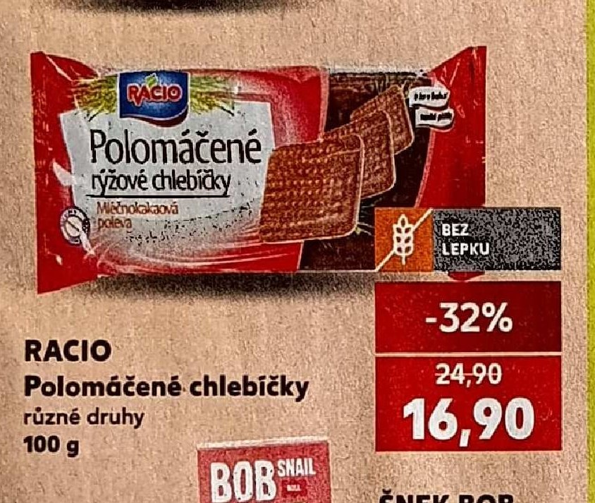 Racio Polomáčené rýžové chlebíčky
