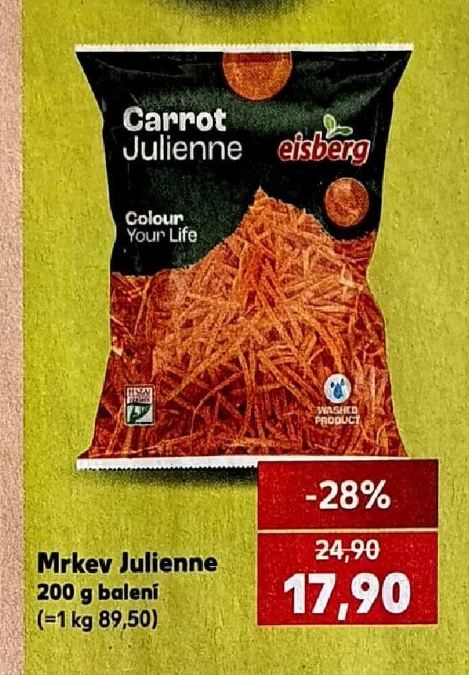 Eisberg Mrkev Julienne