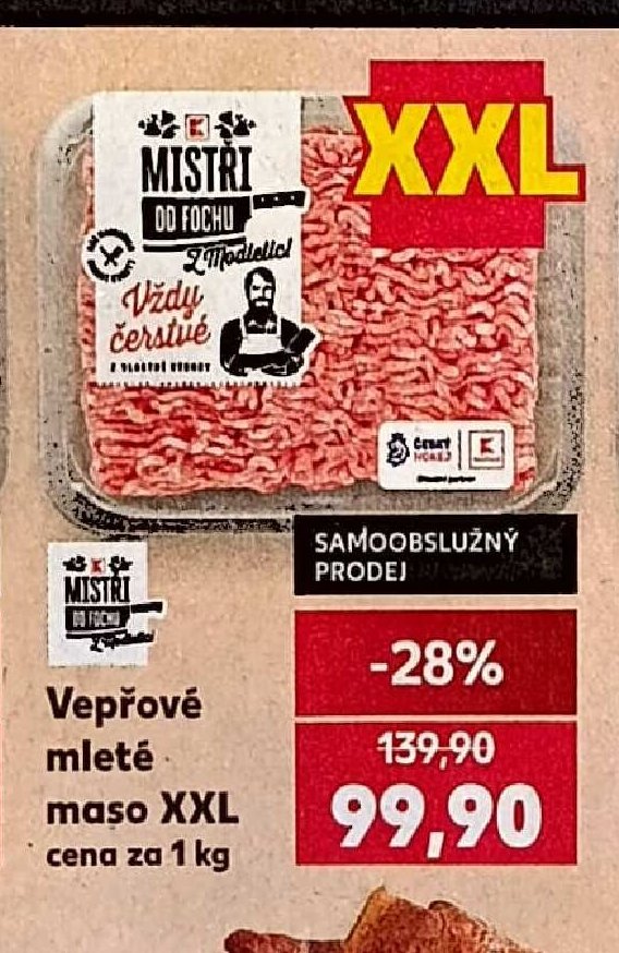 Vepřové mleté maso XXL