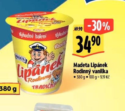 Madeta Lipánek Rodinný vanilka